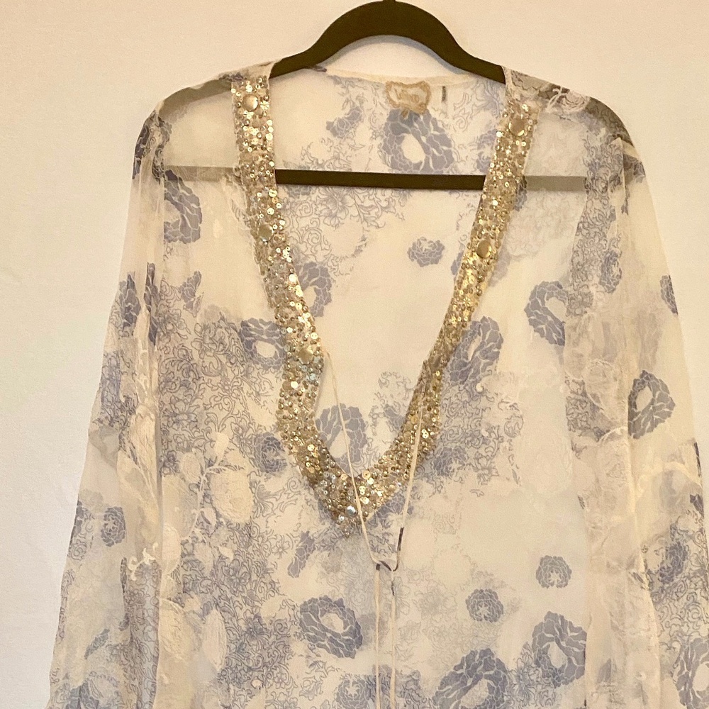 Sheer Tunic With Sequins And Embellishments Dress… - image 8